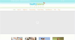 Desktop Screenshot of healthybalancefitness.com