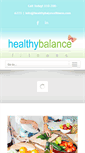 Mobile Screenshot of healthybalancefitness.com